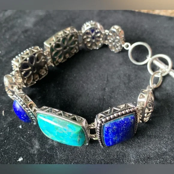 LAPIS TURQUOISE BRACELET! - Picture 3 of 5